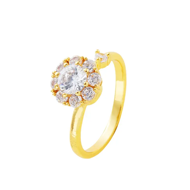 Green Zircon Ring & Pendant Set for Women