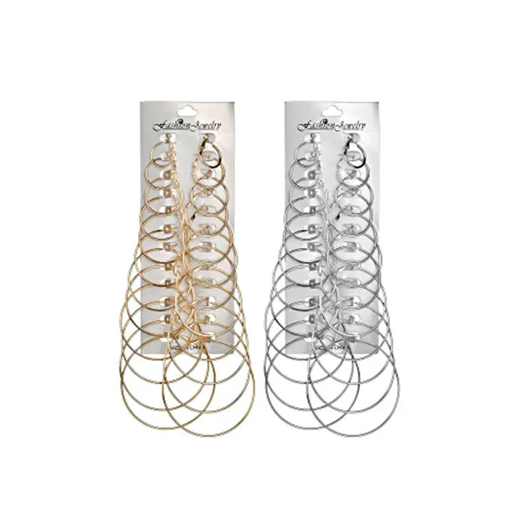 Large Earrings Gold Silver Pakistani Women