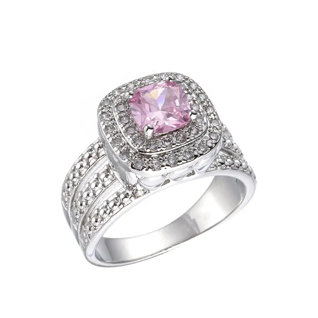 Pink Zircon Ring for Women Premium Luxury Jewelry