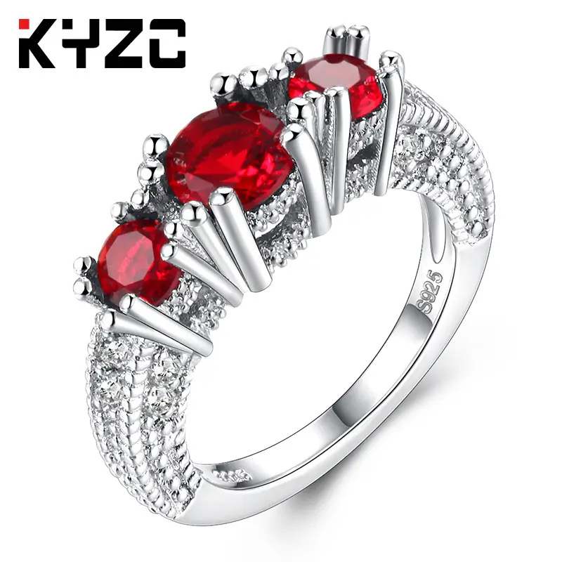 White Snowflake Zircon Ring for Women