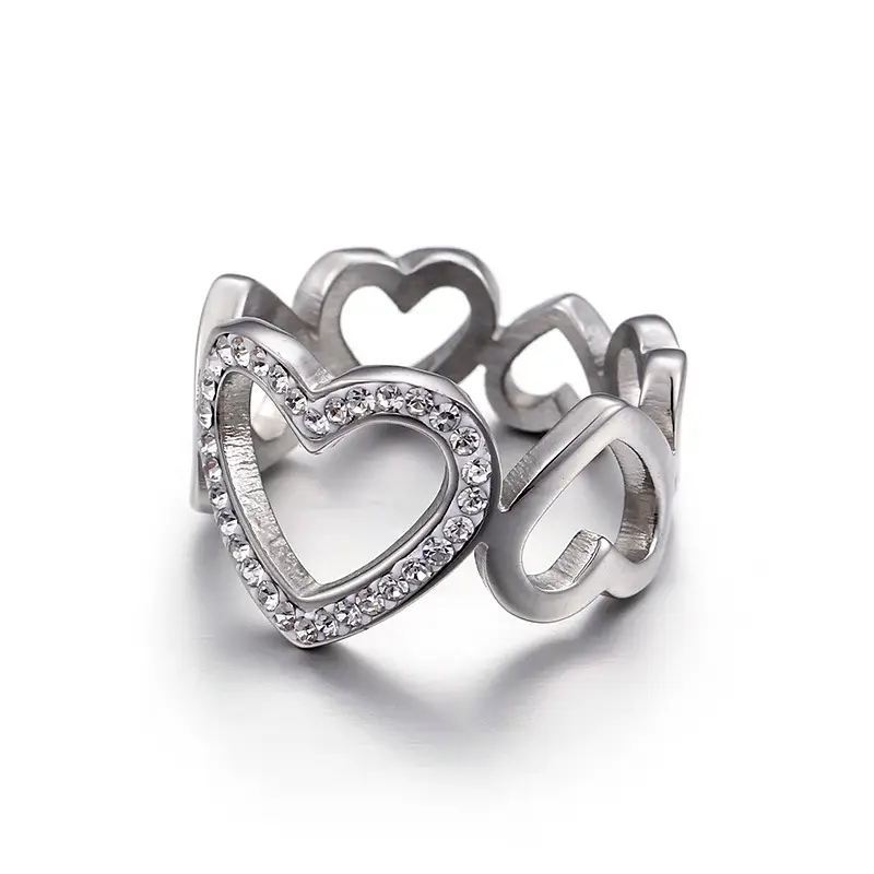 Women's Diamond Ring Golden Daily Wear Jewelry