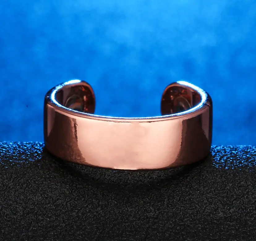 Rose Gold Adjustable Magnetic Health Ring