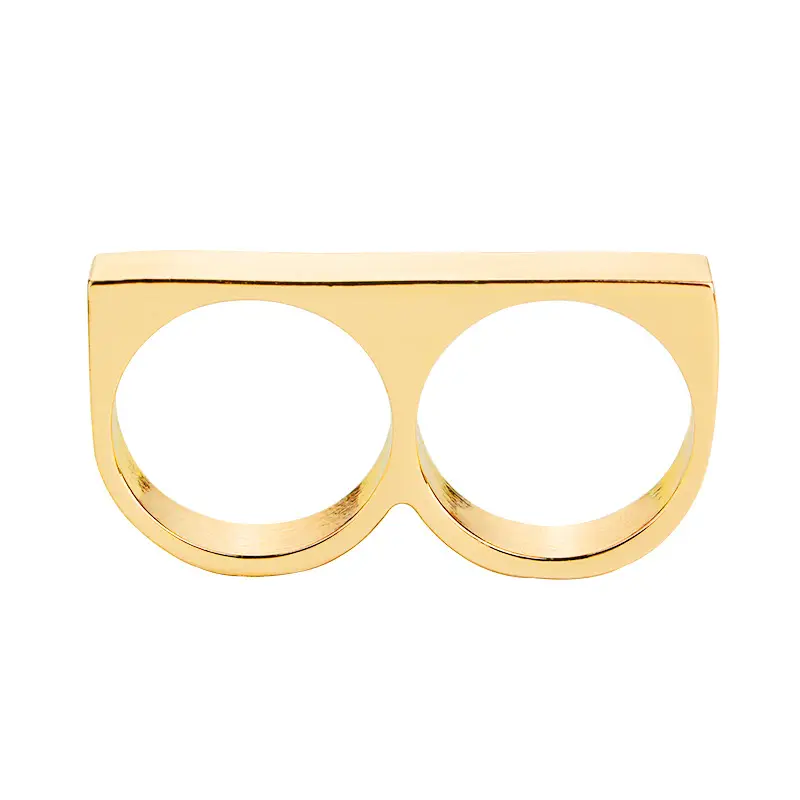 Men Double Ring Alloy Trendy Fashion Jewelry