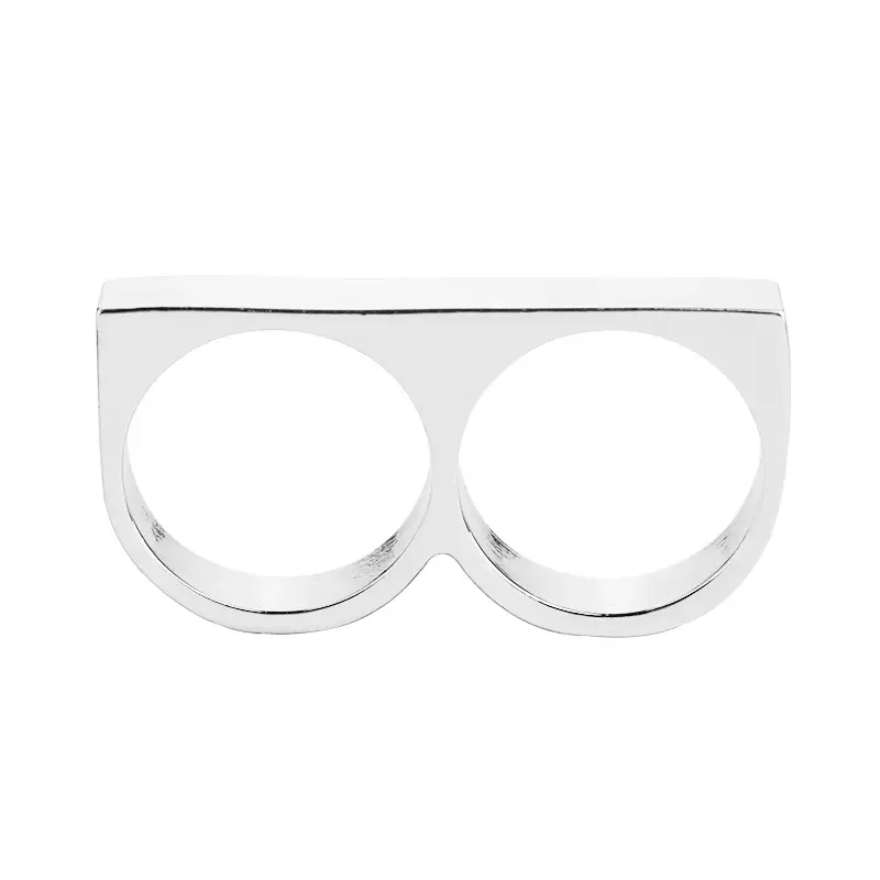 Men Double Ring Alloy Trendy Fashion Jewelry