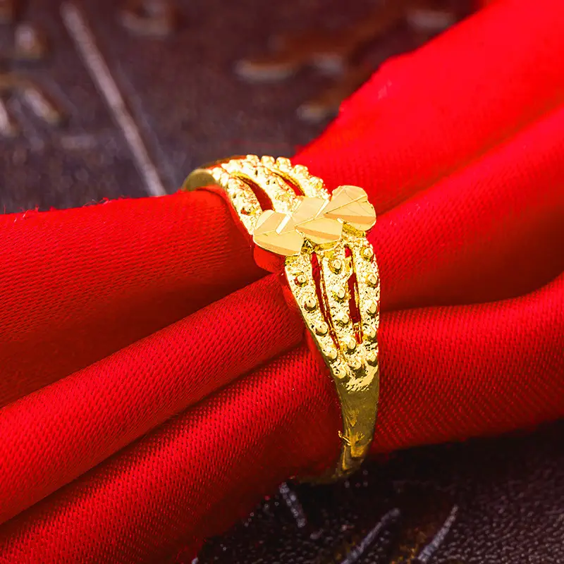 Women Gold Rings Set of 6 Fashion Imitation Jewelry