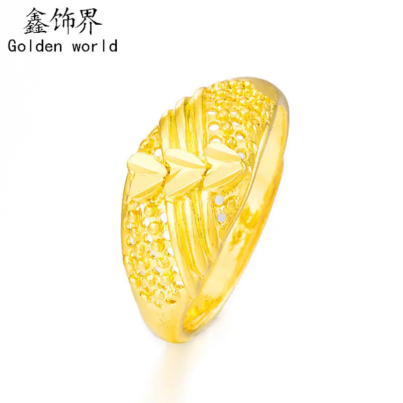 Women Gold Rings Set of 6 Fashion Imitation Jewelry