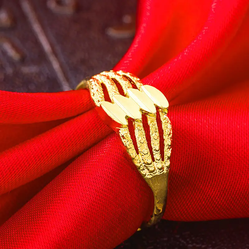 Women Gold Rings Set of 6 Fashion Imitation Jewelry