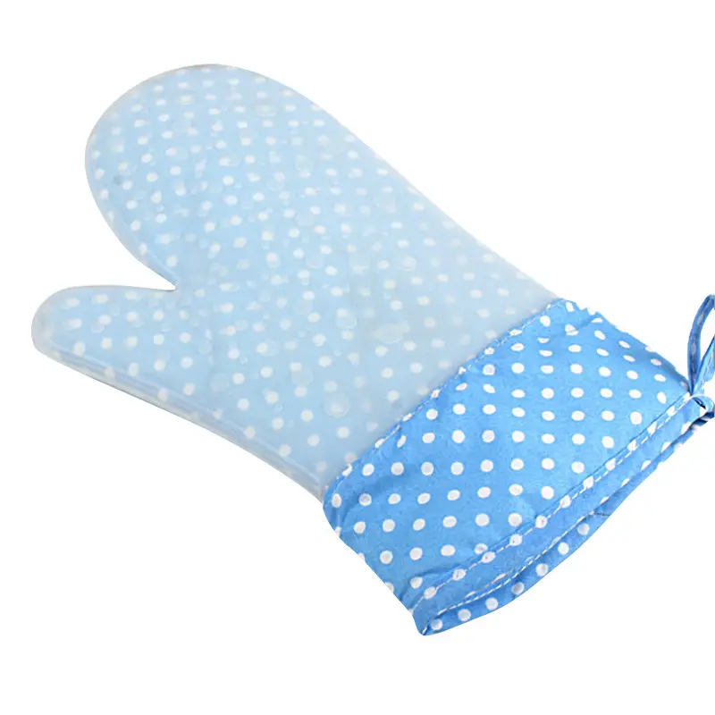 Oven Gloves Floral Design Heat Resistant Silicone