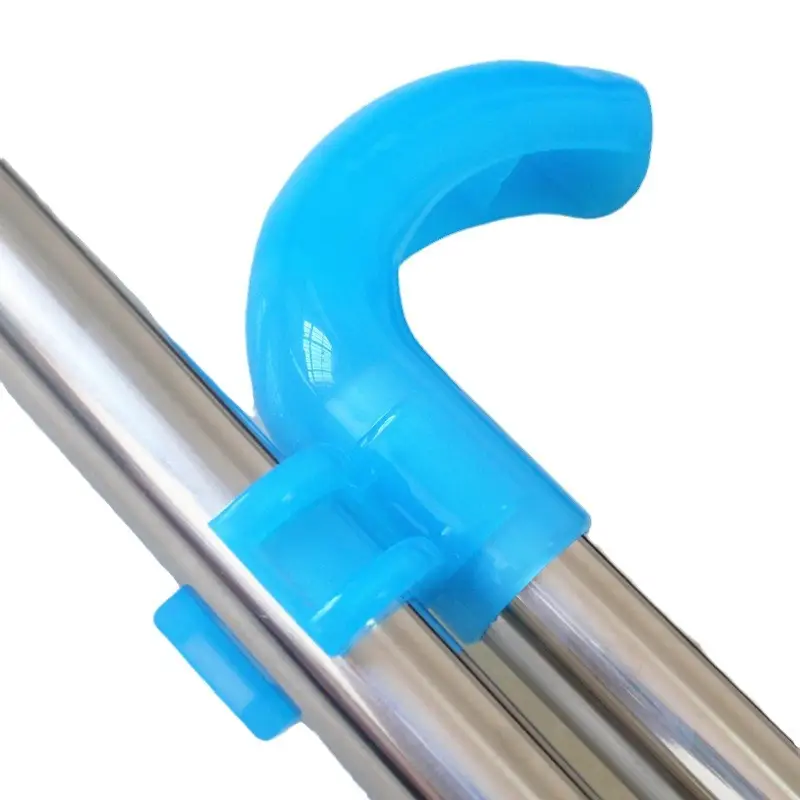 Stainless Steel Dustpan Poles Pink Blue 19mm