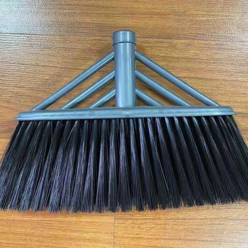 Premium Iron Broom for Home & Garden Cleaning