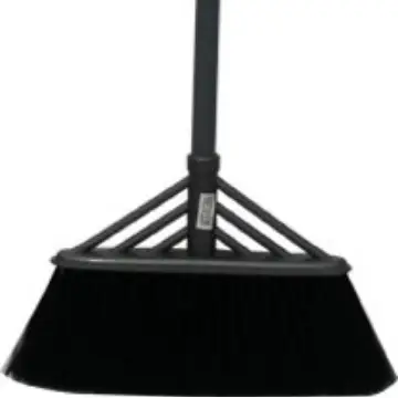 Premium Iron Broom for Home & Garden Cleaning