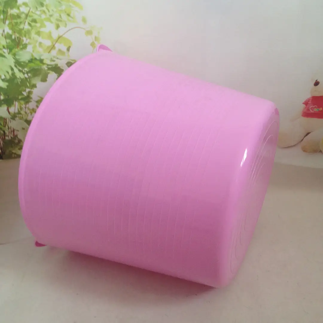 Kids Bath Bucket Blue Pink Thick Plastic Non Slip