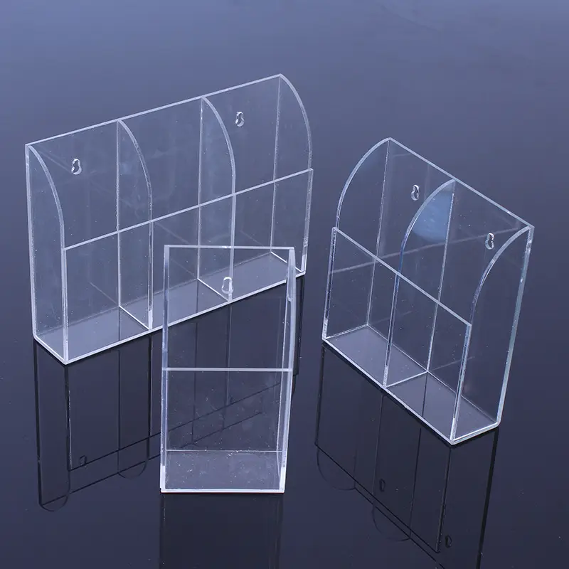 Transparent Wall-Mounted Storage Box for Home Organization