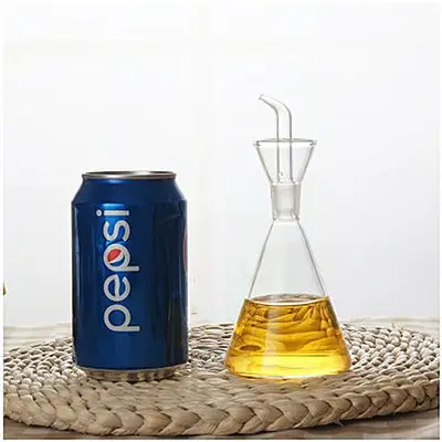 Modern Glass Oil Dispenser Bottles for Kitchen Use