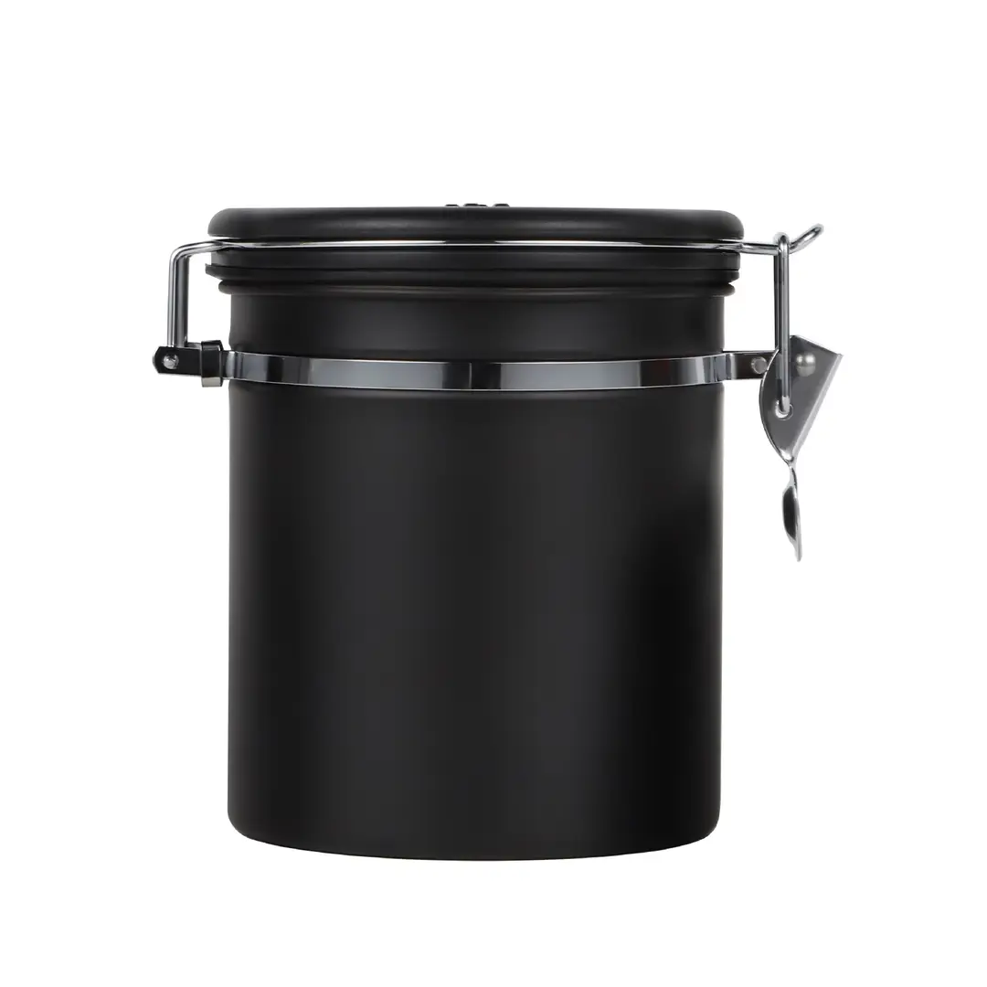 Stainless Steel Coffee Cans with Secure Lid