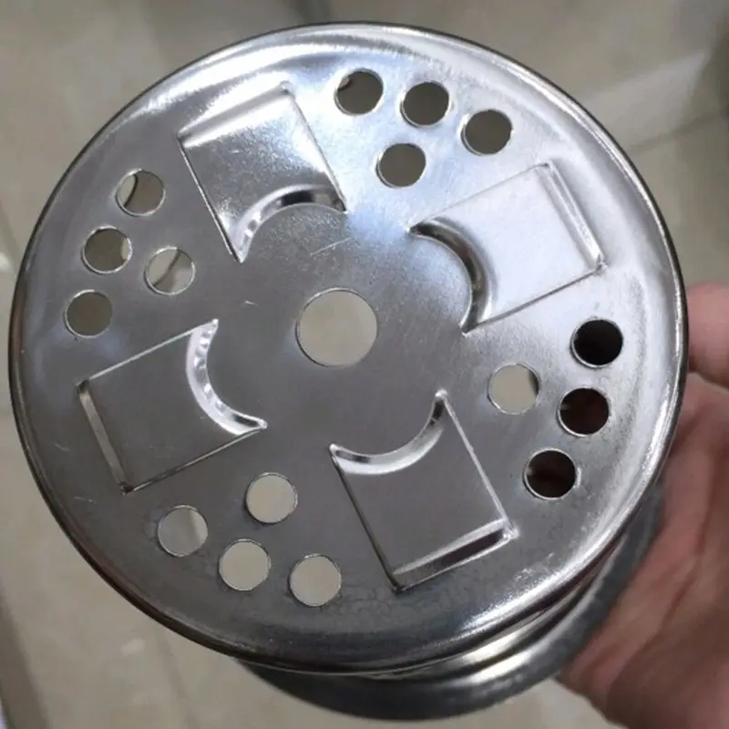 Stainless Steel Knife Fork Holder with Suction Drain Basket