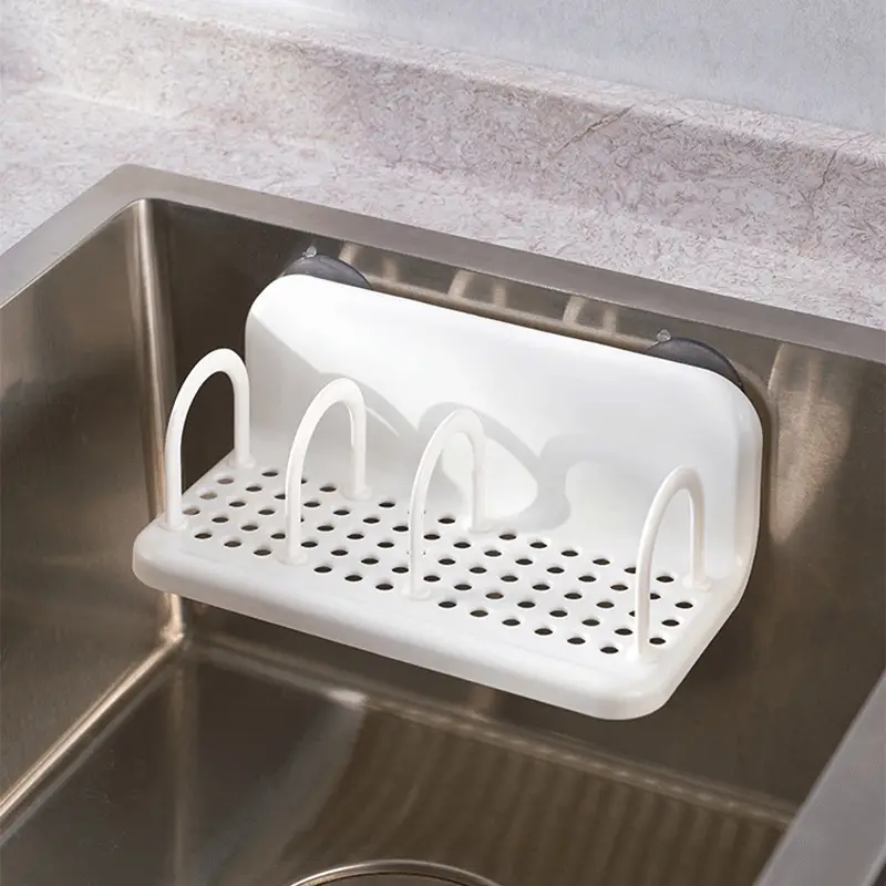 Japan's 502AAB Double Suction Cup Kitchen Cleaning Rack
