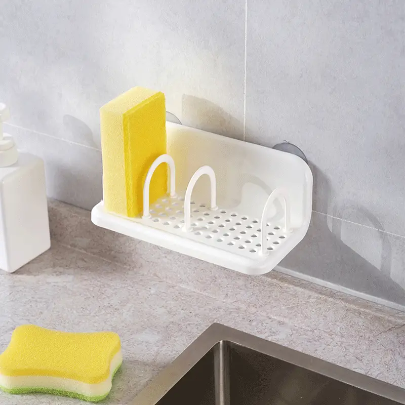 Japan's 502AAB Double Suction Cup Kitchen Cleaning Rack