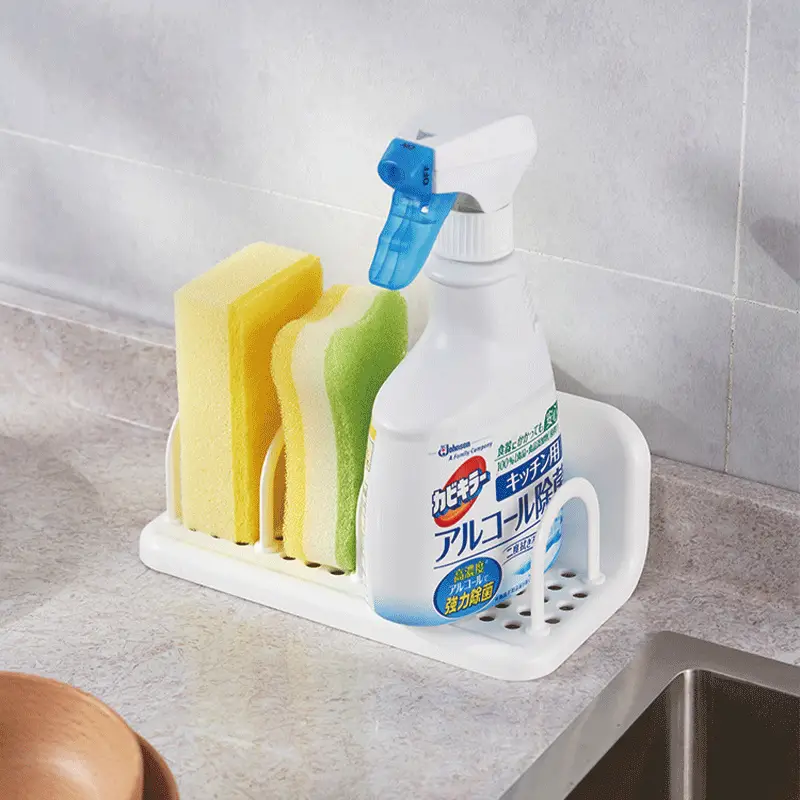 Japan's 502AAB Double Suction Cup Kitchen Cleaning Rack