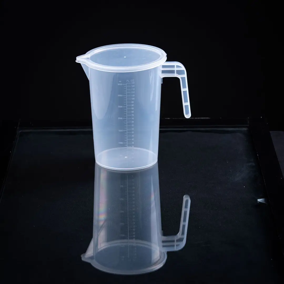 Transparent Cover Measuring Cups Set 48ml Thickened PP