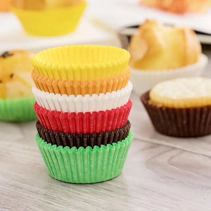 Paper Cups No Oil Stain Heat Resistant Baking Cups