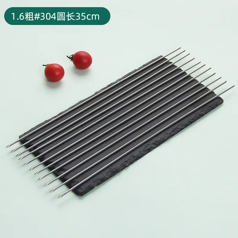 304 Stainless Steel Skewers for BBQ Mutton Chicken