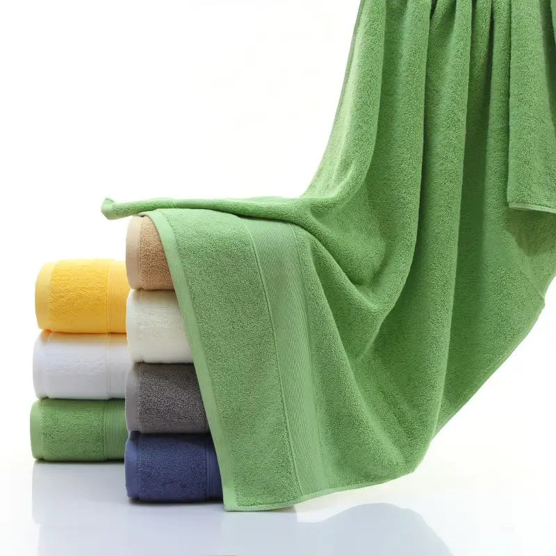 Premium Cotton Bath Towels 6 Colors 140x70cm