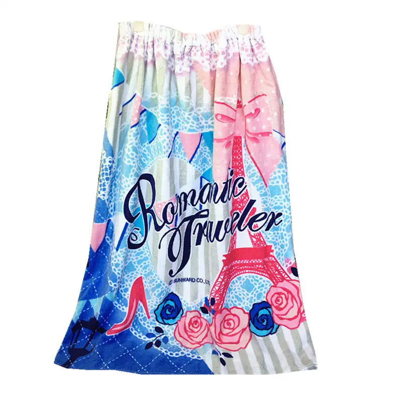 Lavender Cotton Bath Skirt for Women