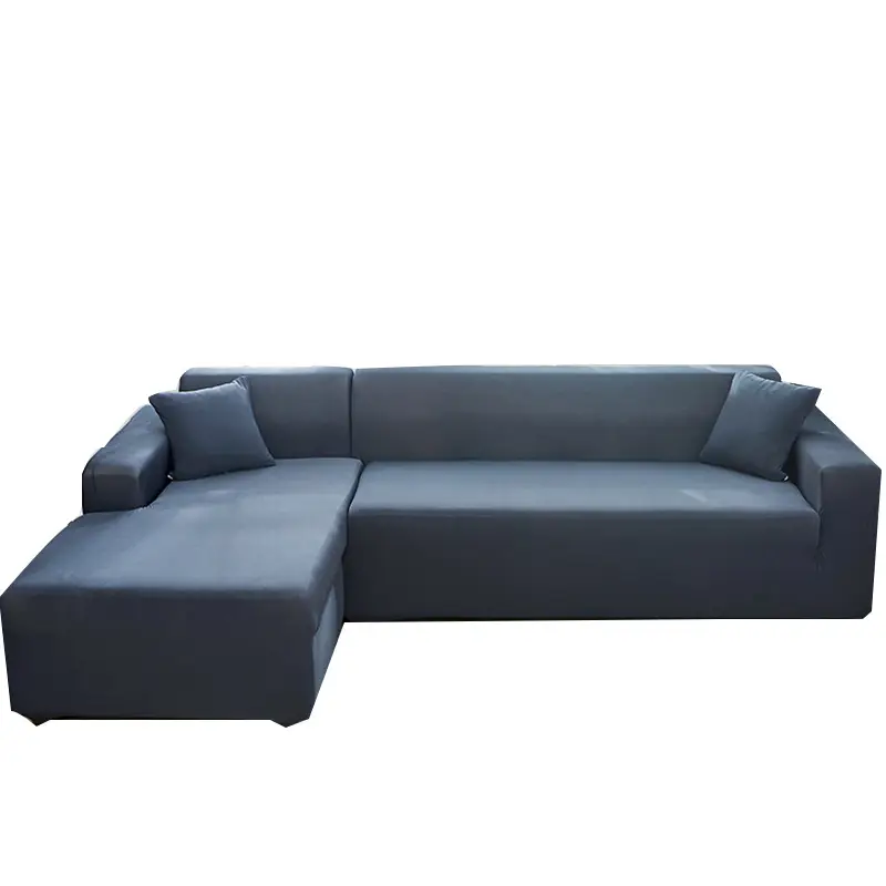 Scandinavian Stretch Sofa Cover Black Milk Silk