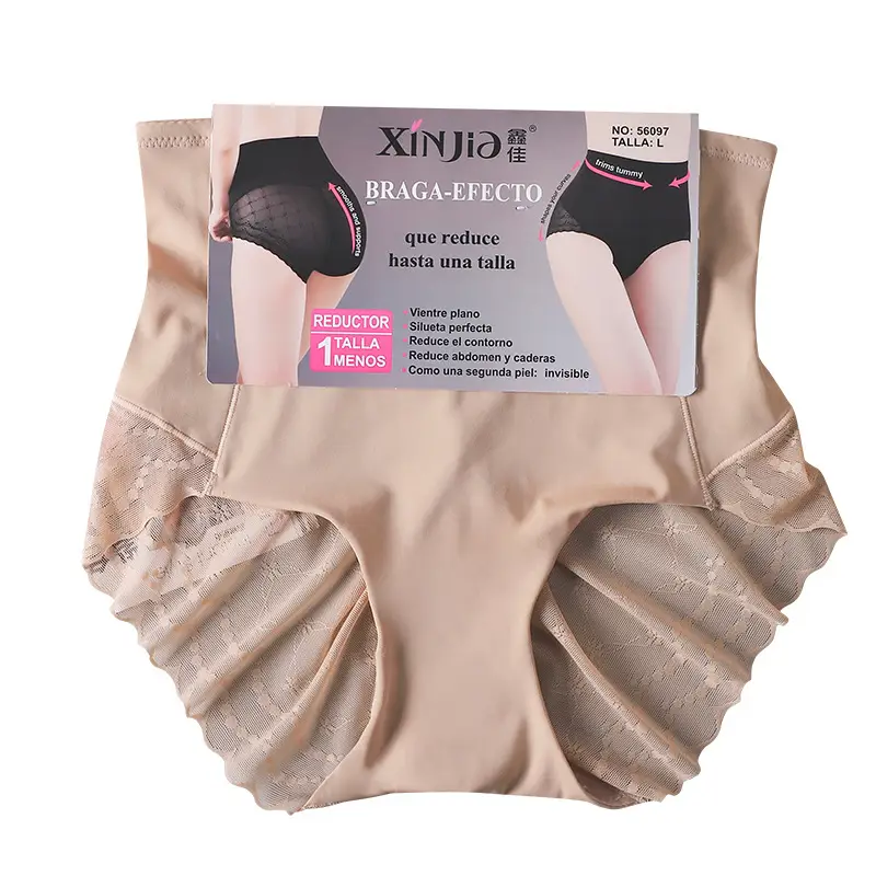 Women Ice Silk Postpartum Shaping Pants Black Plus Size