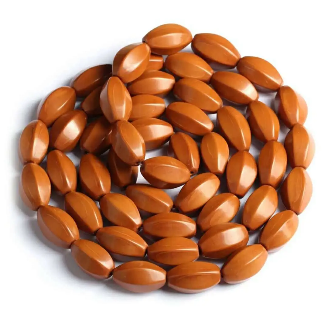 Olive Kernel Beads for DIY Jewelry & Decor