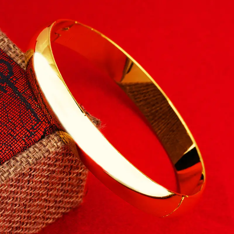 Vietnamese Sand Gold Bracelets for Women, Starburst Engraved, Durable Copper Alloy, Premium Quality, Best Price in Pakistan