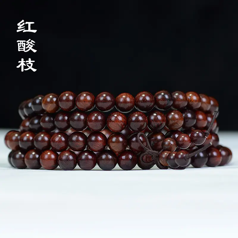 Red Sandalwood Bracelet for Women Daily Wear Spiritual Use