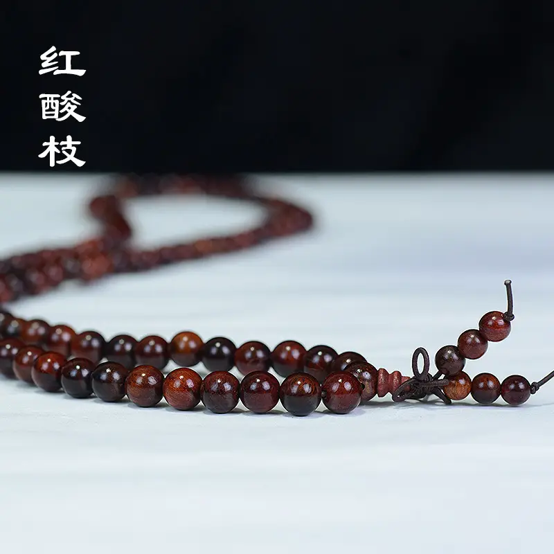Red Sandalwood Bracelet for Women Daily Wear Spiritual Use