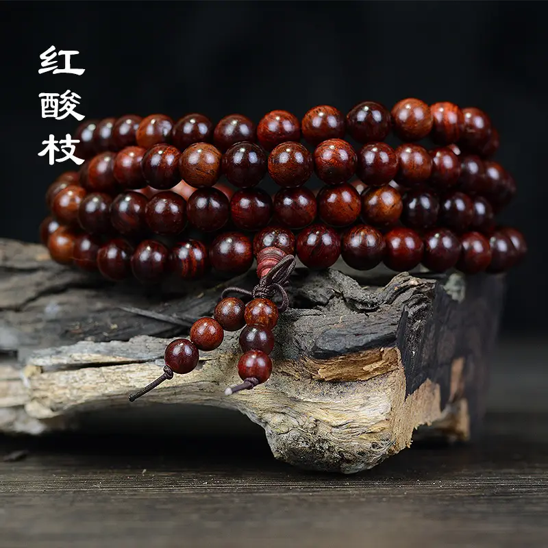 Red Sandalwood Bracelet for Women Daily Wear Spiritual Use