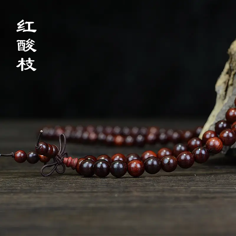 Red Sandalwood Bracelet for Women Daily Wear Spiritual Use