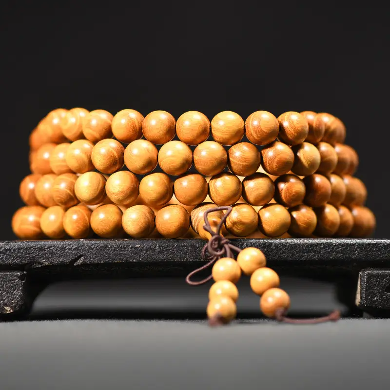 Golden Sandalwood Bracelet for Men Women Daily Wear