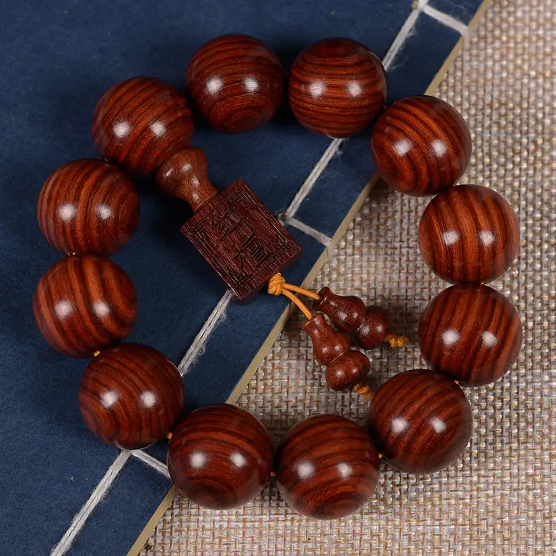 Red Sandalwood Bracelet for Men Women Daily Wear