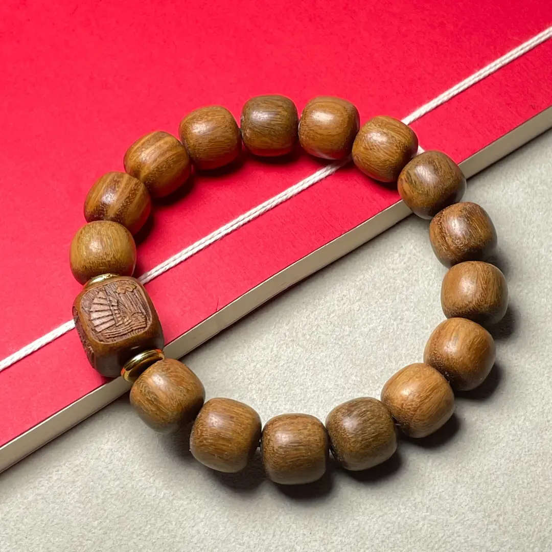 Sandalwood Bar Bracelet for Men Women Daily Wear