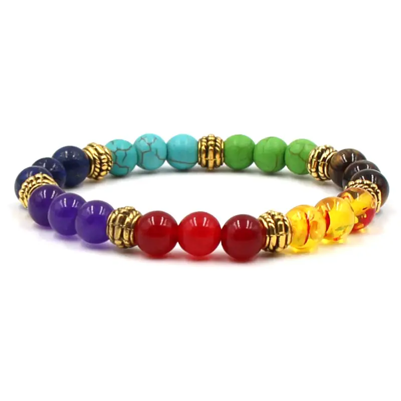 Colorful Handcrafted Bracelet for Women with Natural Stones