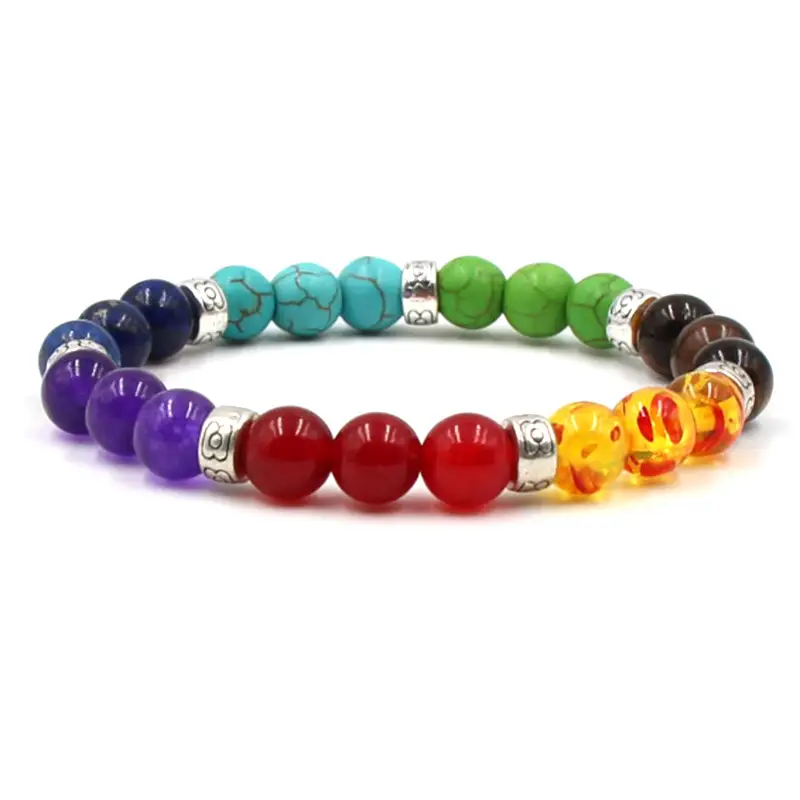 Colorful Handcrafted Bracelet for Women with Natural Stones