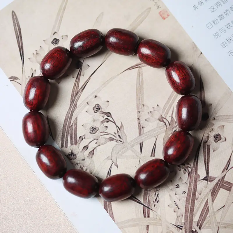 崖柏陈化枣珠 Bracelet for Men Women Daily Wear