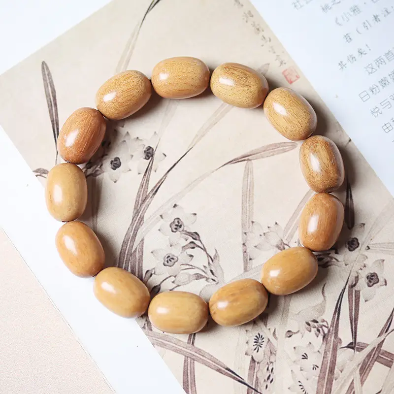 崖柏陈化枣珠 Bracelet for Men Women Daily Wear