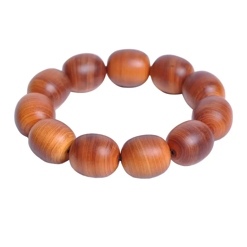 崖柏陈化枣珠 Bracelet for Men Women Daily Wear