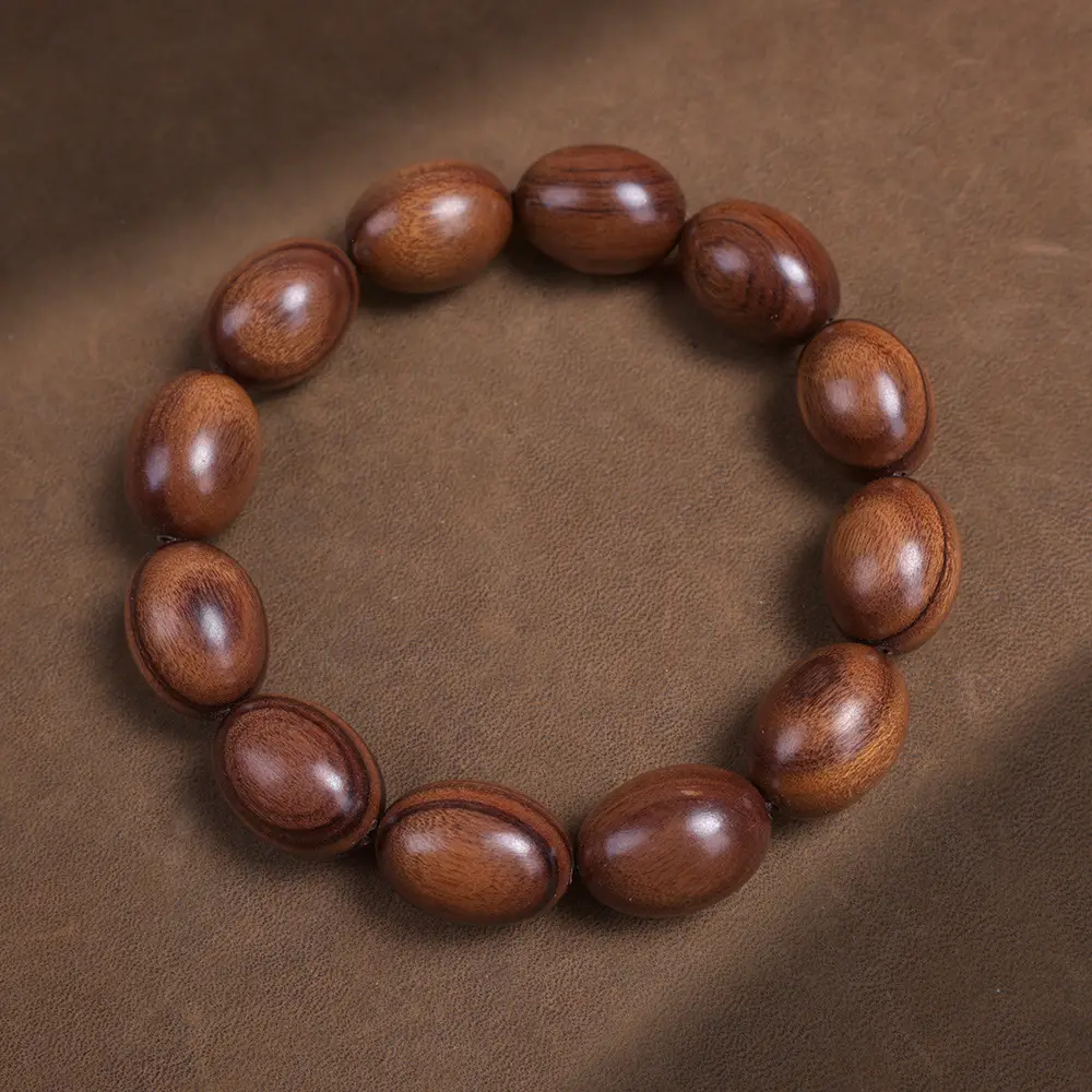 崖柏陈化枣珠 Bracelet for Men Women Daily Wear