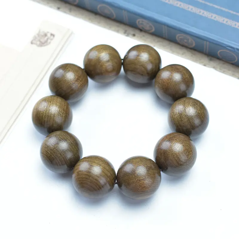 Golden Silk Nanmu Bracelet for Men Women Pakistan