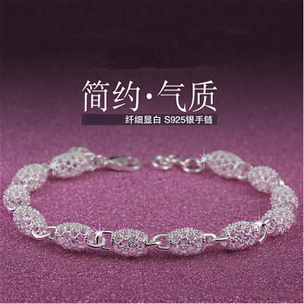 Silver Lace Bracelet for Women Daily Wear or Special Events