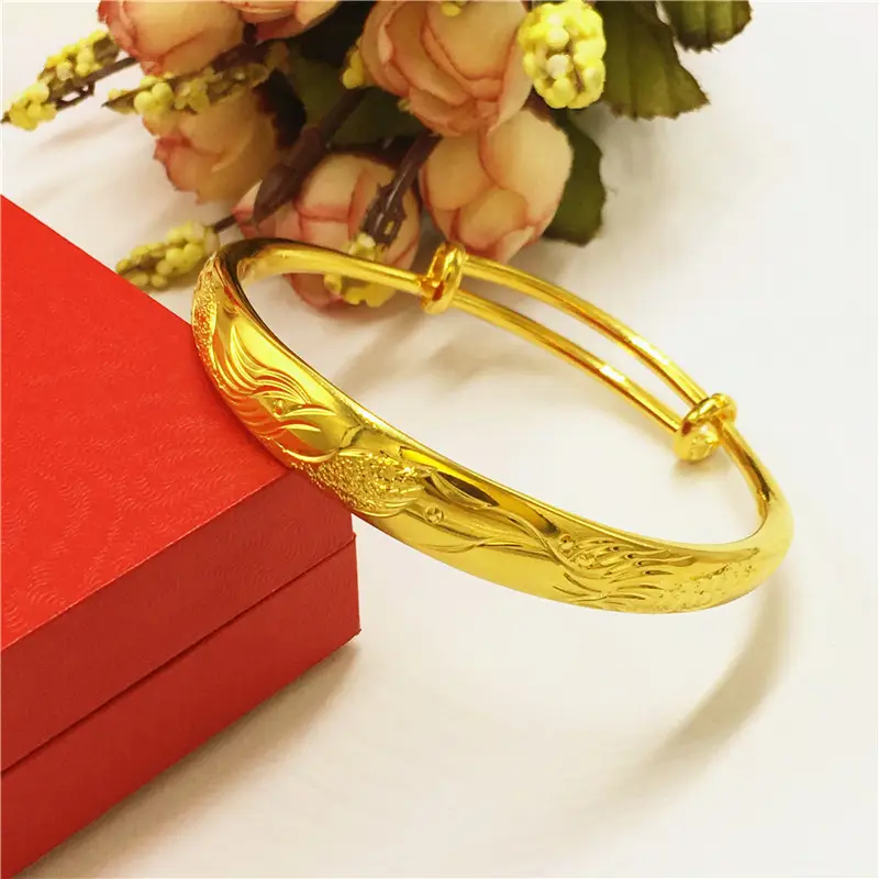 Gold Plated Floral Bracelets for Women