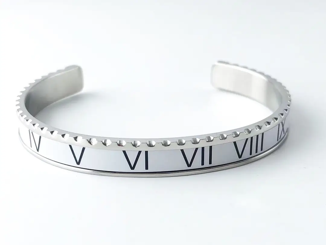 Stylish Roman Numeral Bracelets for Couples