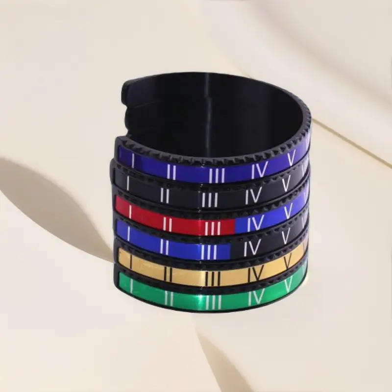 Stylish Roman Numeral Bracelets for Couples